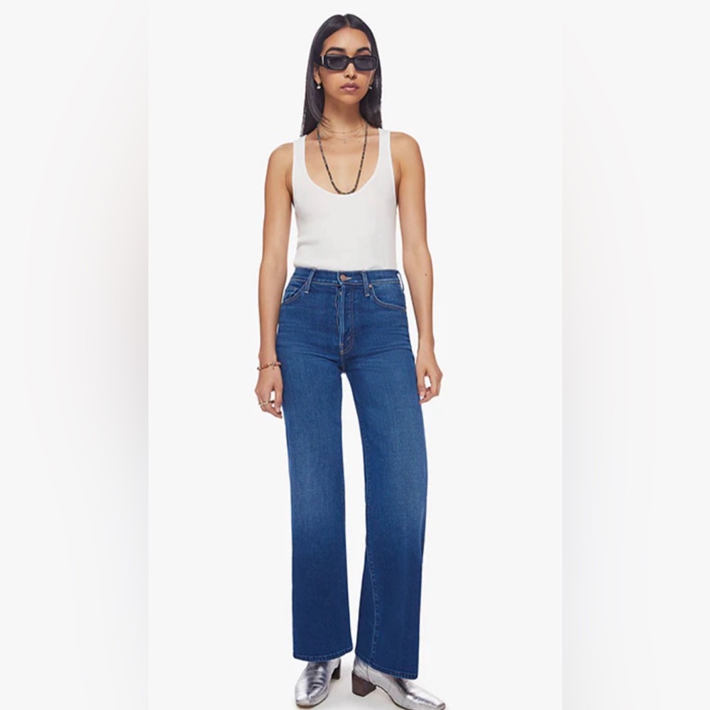 MOTHER Deep Blue Flare Jeans